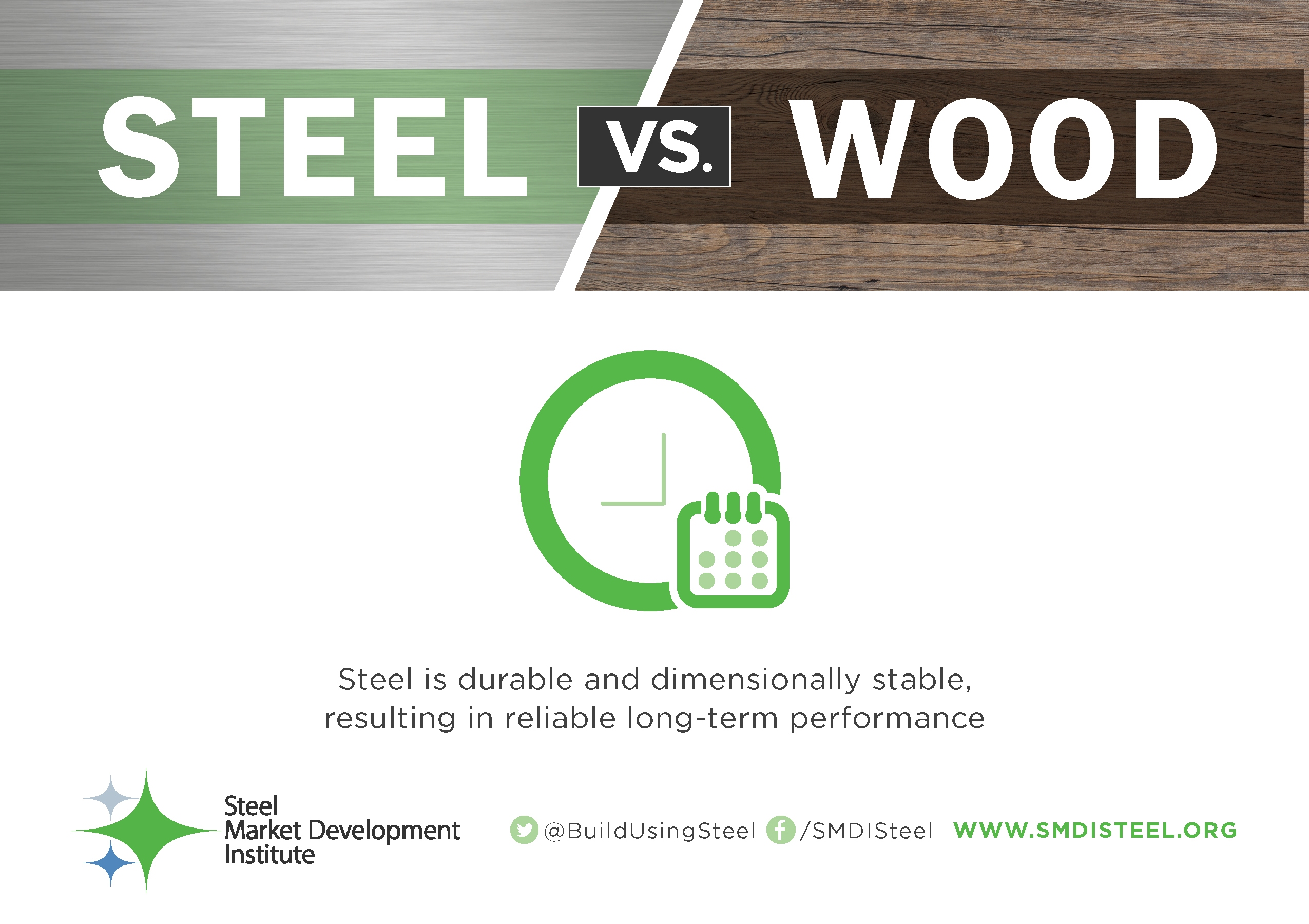 Steel Vs Wood Infographic Steel 4