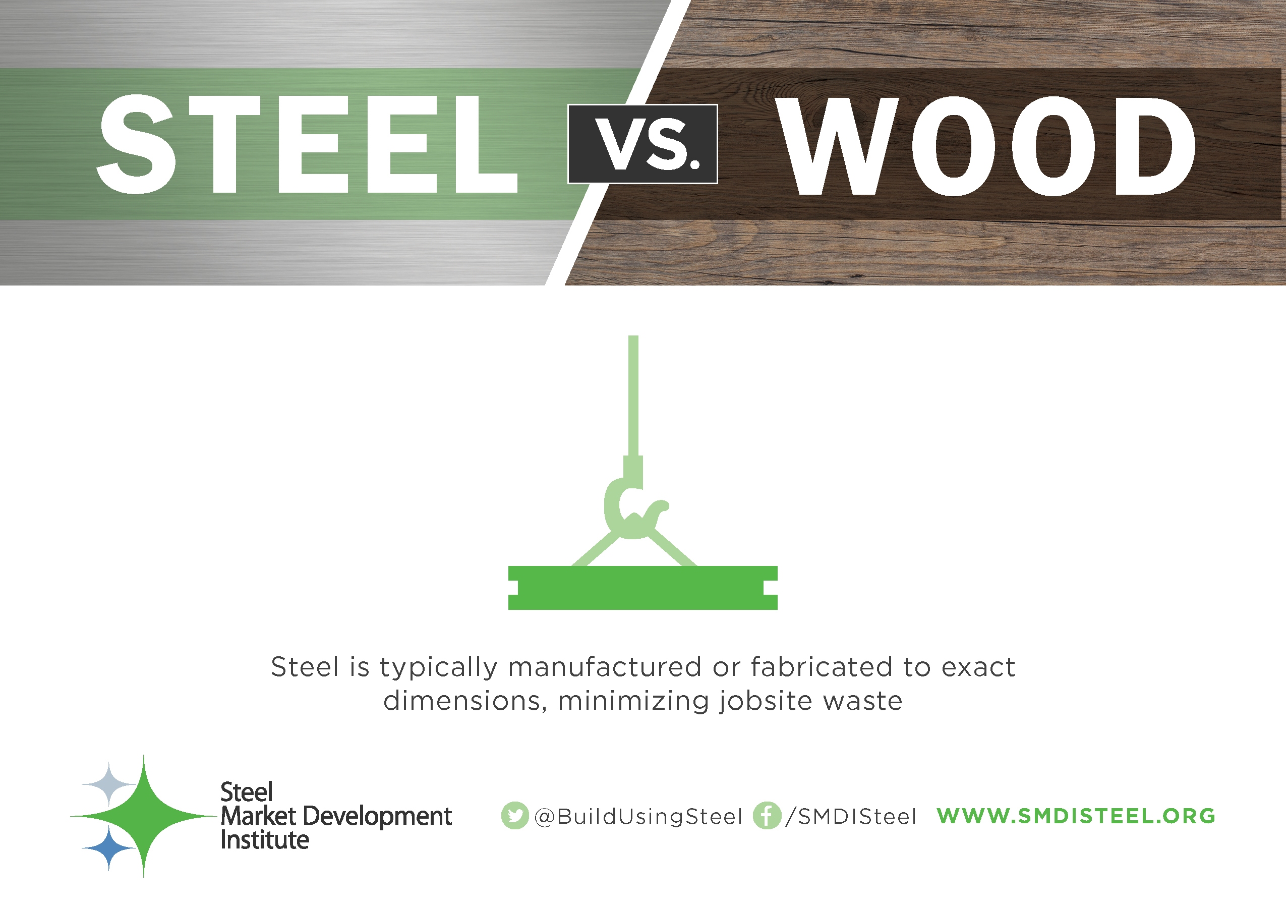 Steel Vs Wood Infographic Steel 5
